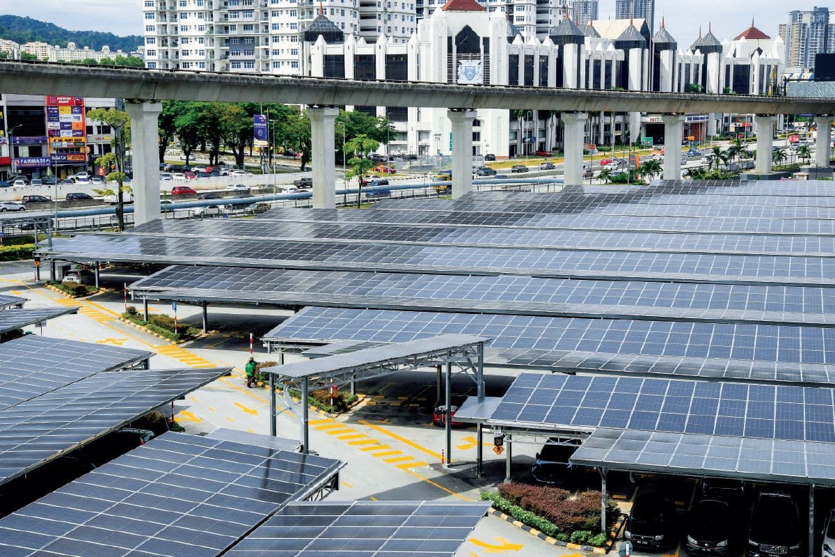 IOI Mall Puchong harvests renewable energy through rooftop solar photovoltaic technology to buffer operating costs against rising tariffs (Photo by Shahrill Basri/The Edge)