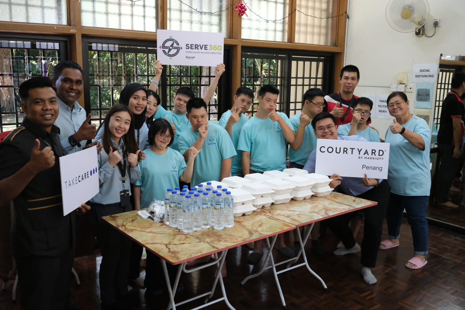 槟万怡酒店暖心出动 用美食与笑容点亮唐氏日