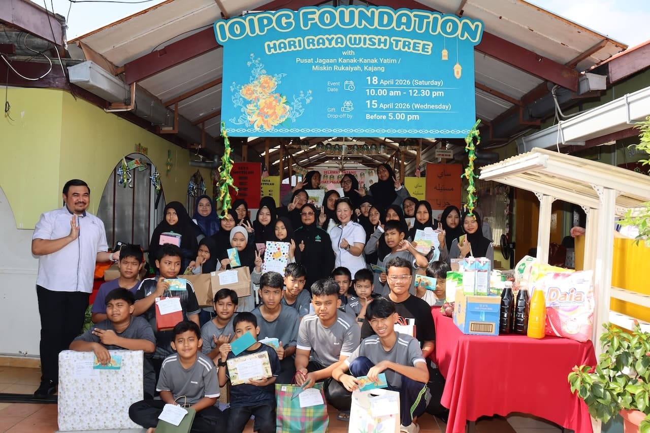 Yayasan IOIPG rai 45 anak yatim Pusat Jagaan Rukaiyah