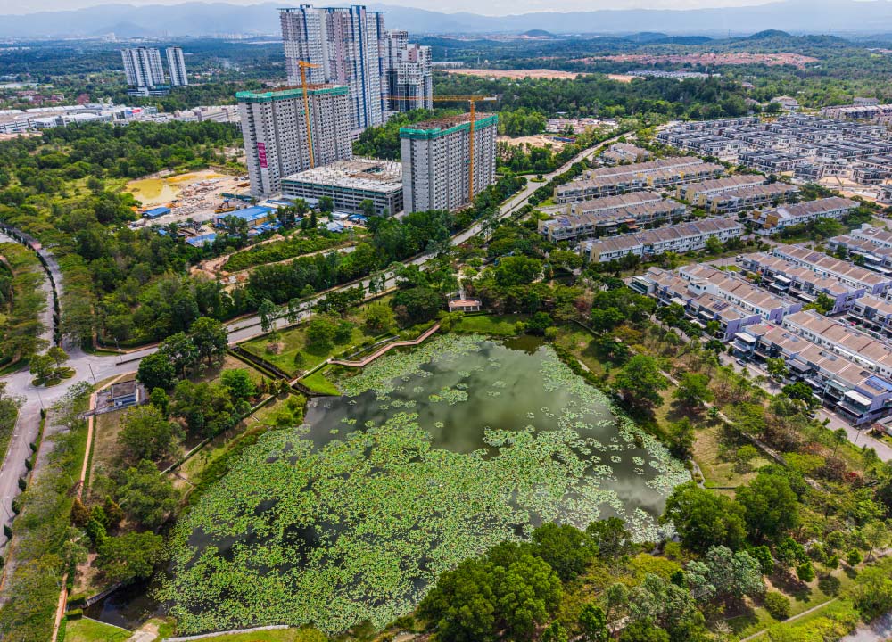 Oasis Park at Bandar Puteri Bangi: Aerial View