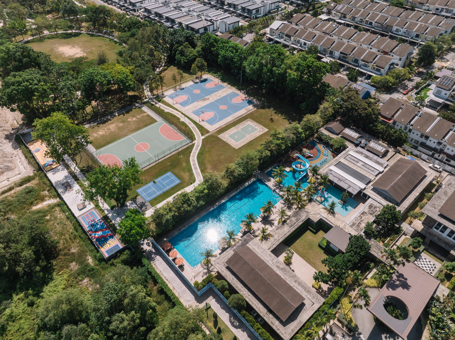 Recreational and green space at 16 Sierra