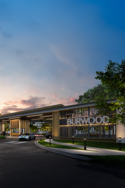 Burwood, 2-Storey Garden Villas Artist's Impression: Entrance Statement