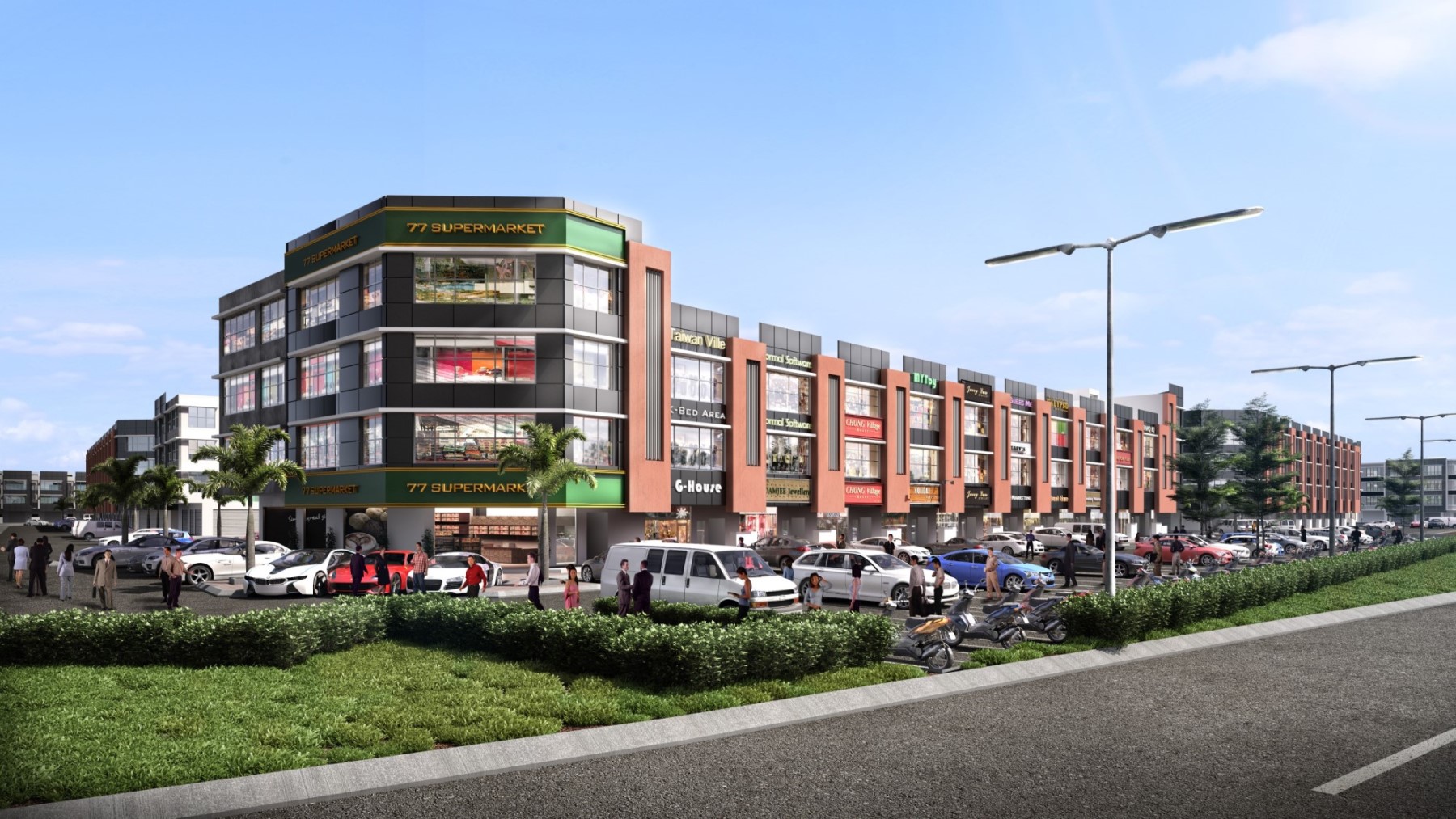 Artist's impression: Enigma Square, shop office at Bandar Puteri Bangi