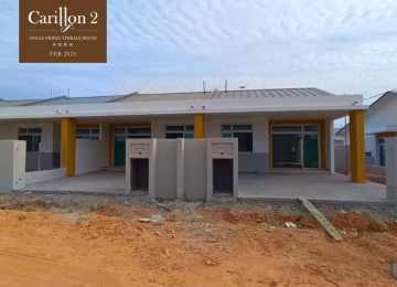 Site Progress Photo as of Feb 2026 for Carillon 2