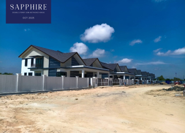 Site Progress Photo as of Oct 2025 for Sapphire