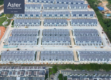 Aster Site Progress Photo as of July 2025