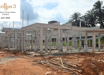 Site Progress Photo as of July 2026 for Carillon 3