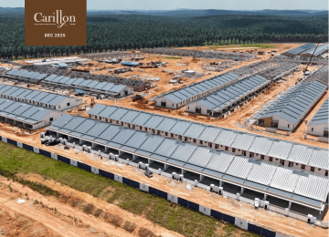 Site Progress Photo as of Dec 2025 for Carillon