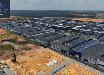 Industrial Land Site Progress Photo as of Aug 2026