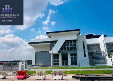 Site Progress Photo as of July 2026 for IOI Industrial Park @ Iskandar Malaysia