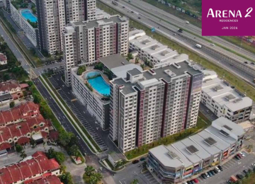 Site Progress as of Jan 2026 for Arena Residences 2