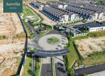 Site Progress Photo as of Jun 2026 for Aurelia Townhouse