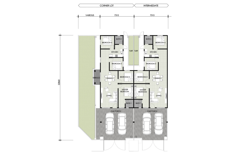 Floor Plan for Carillon 3A