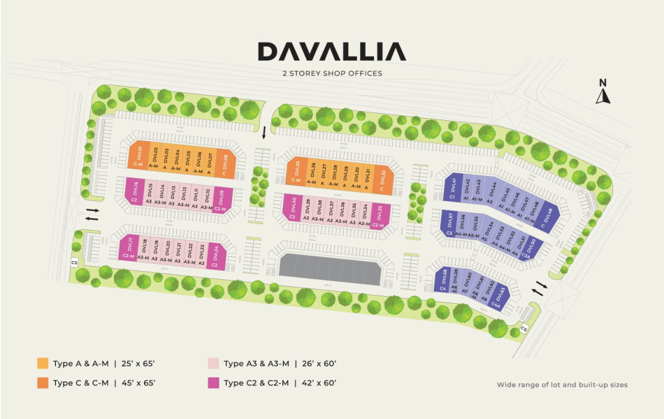 Davallia Site Plan