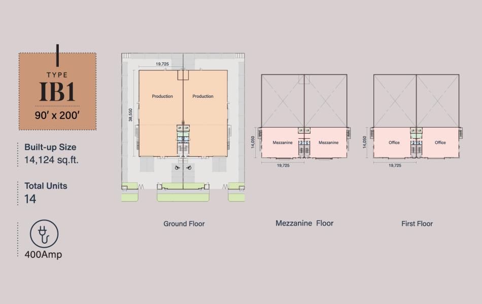 IOI Industrial Park @ Banting Floor Plan for IB1