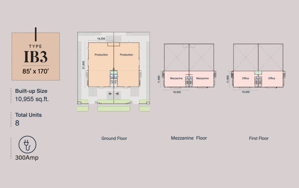 IOI Industrial Park @ Banting Floor Plan for IB3