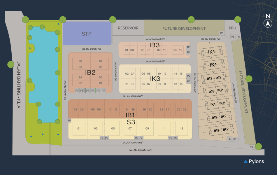 IOI Industrial Park @ Banting Site Plan