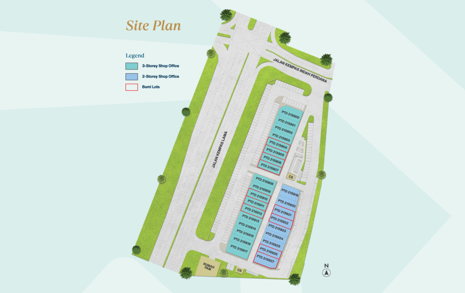 Kempas Square Site Plan