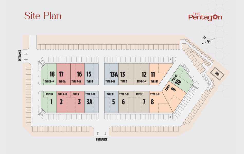 The Pentagon Site Plan