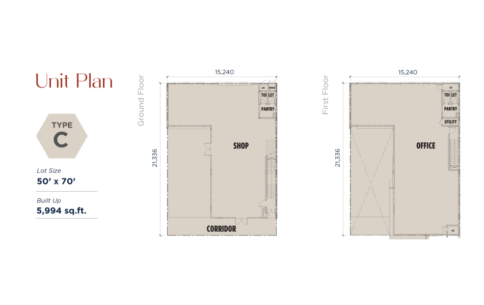 The Pentagon Floor Plan Type C