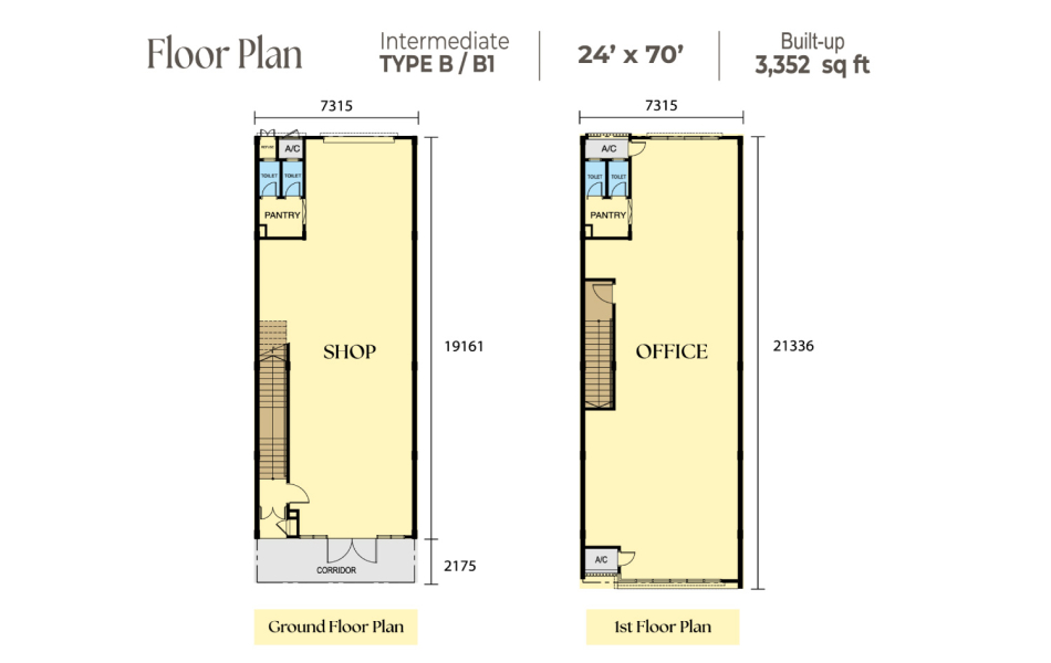 Senna Exchange Floor Plan: Intermediate Unit