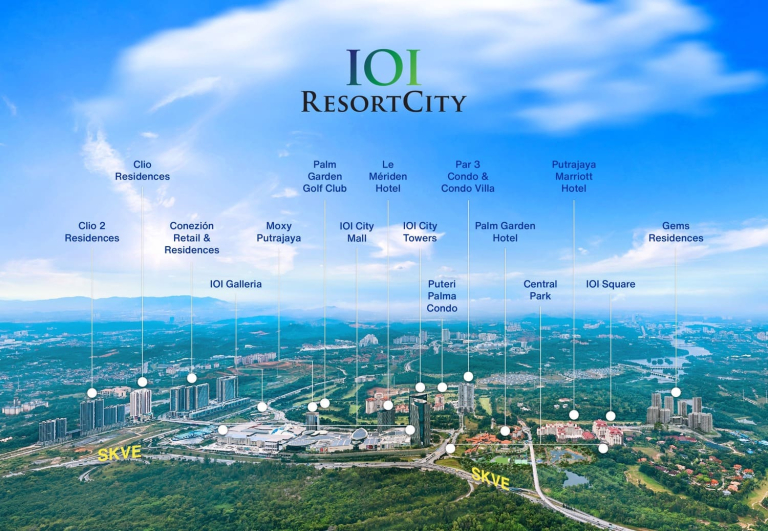 IOI Resort City Aerial View - Masterplan